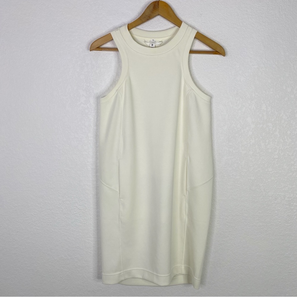 Lululemon Softstreme Lemon Sorbet Cream Back in Action Dress